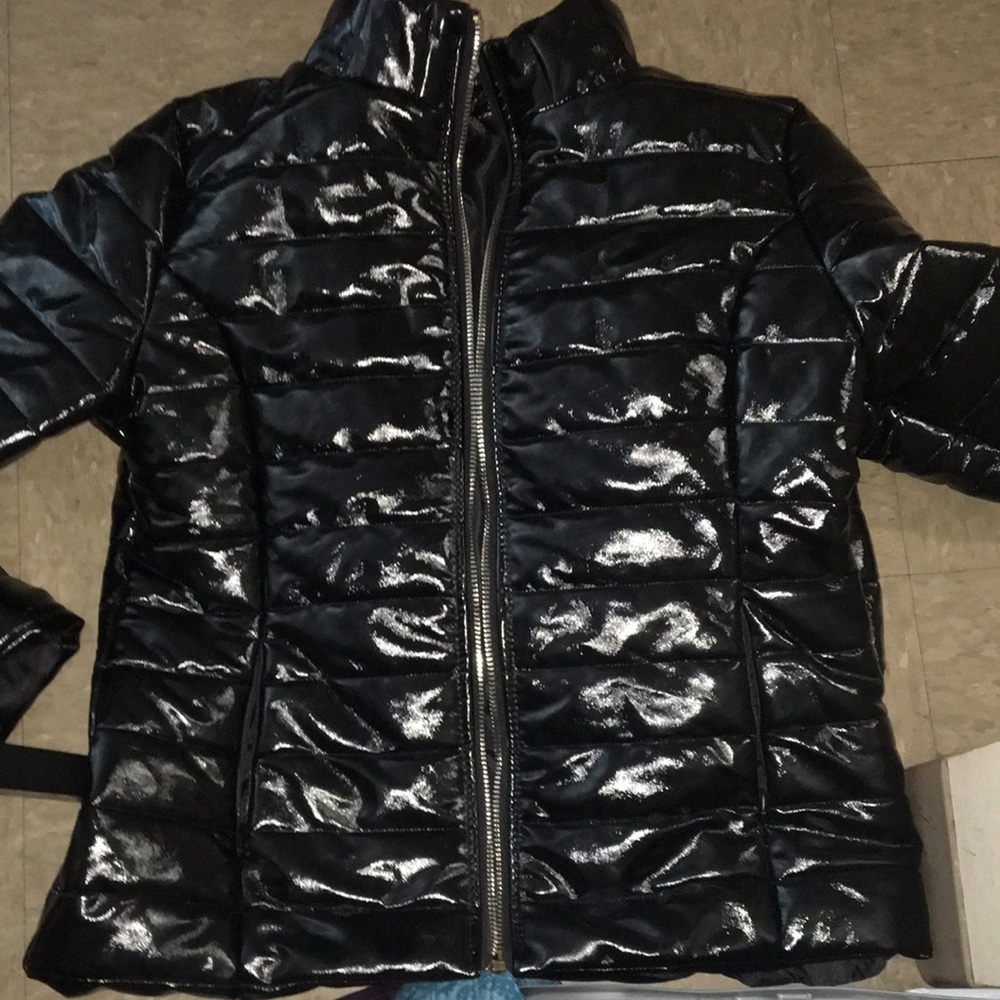 Made in Italy Polyester and Polyurethane Shony Quilted Heavy Winter Coat!Puffer?